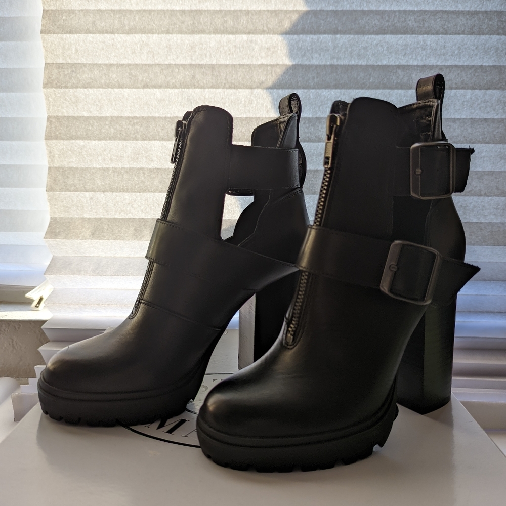 Black Steve Madden Ankle Boots